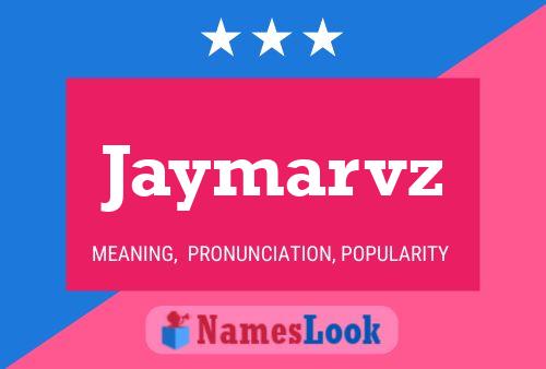 ملصق اسم Jaymarvz