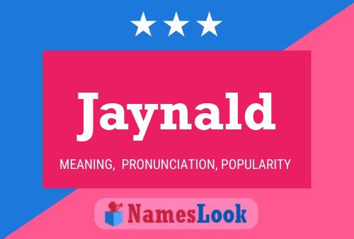 ملصق اسم Jaynald