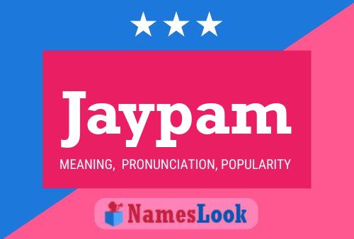 ملصق اسم Jaypam