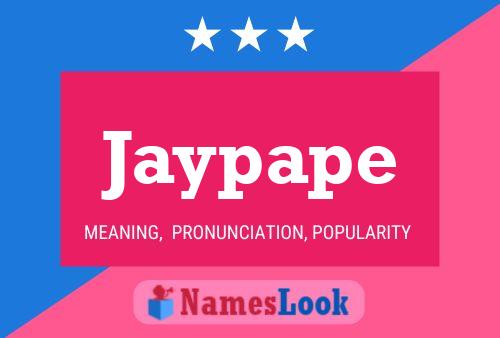 ملصق اسم Jaypape