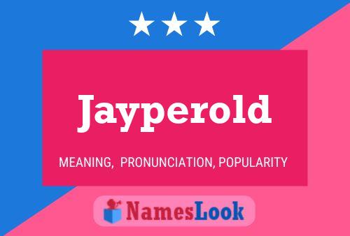 ملصق اسم Jayperold