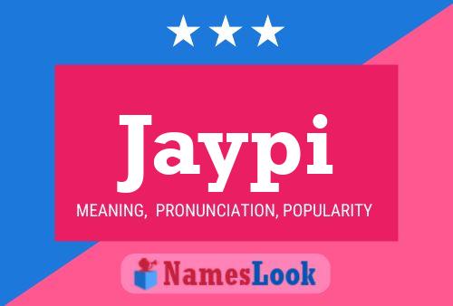 ملصق اسم Jaypi