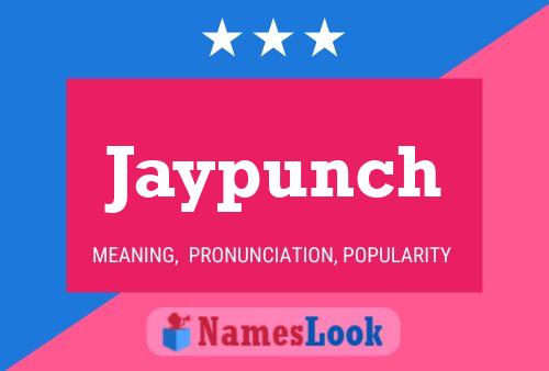 ملصق اسم Jaypunch