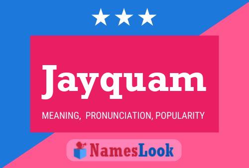 ملصق اسم Jayquam