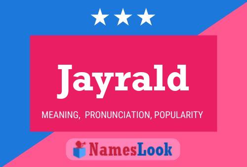 ملصق اسم Jayrald