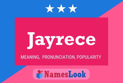 ملصق اسم Jayrece