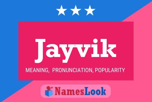 ملصق اسم Jayvik