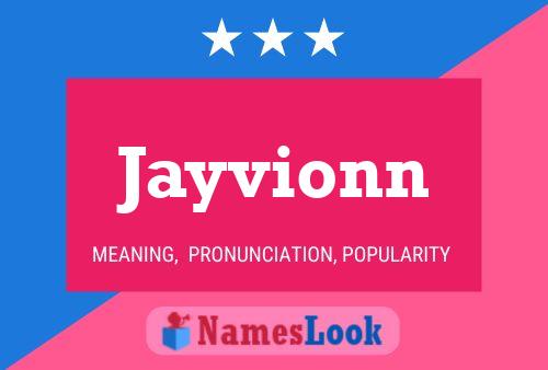 ملصق اسم Jayvionn