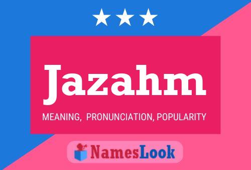 ملصق اسم Jazahm