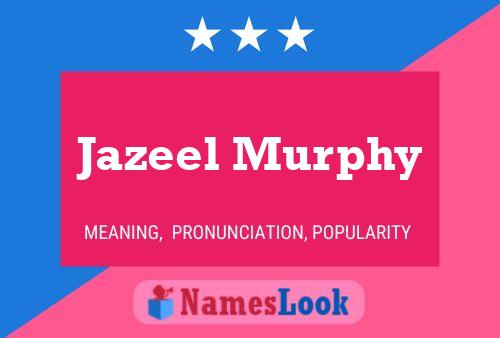 ملصق اسم Jazeel Murphy