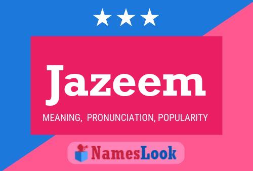 ملصق اسم Jazeem