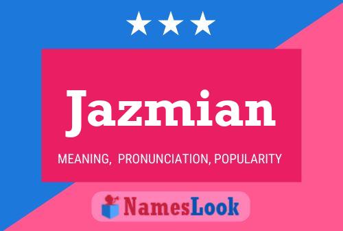 ملصق اسم Jazmian