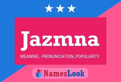 ملصق اسم Jazmna