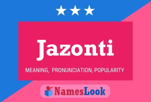 ملصق اسم Jazonti