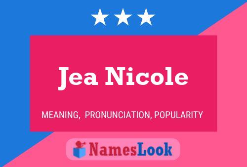 ملصق اسم Jea Nicole