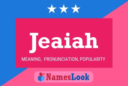 ملصق اسم Jeaiah