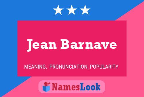 ملصق اسم Jean Barnave