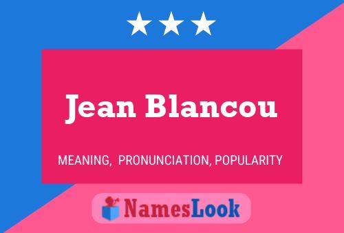 ملصق اسم Jean Blancou