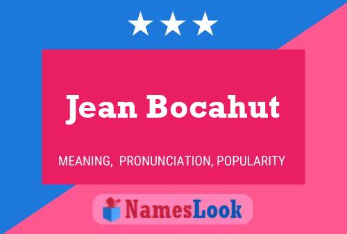 ملصق اسم Jean Bocahut