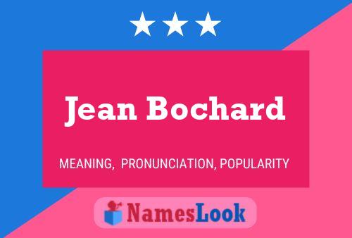 ملصق اسم Jean Bochard