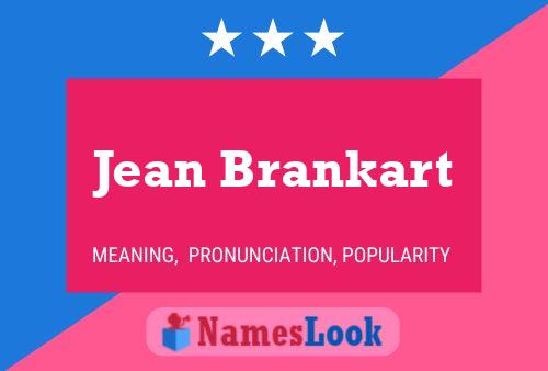 ملصق اسم Jean Brankart