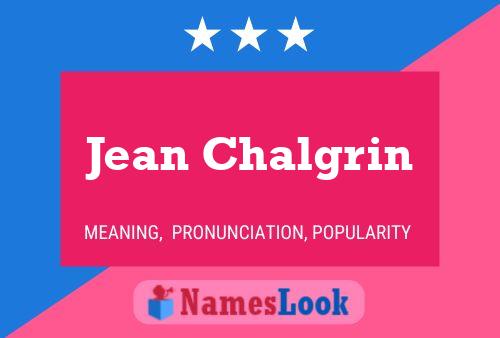 ملصق اسم Jean Chalgrin