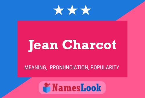 ملصق اسم Jean Charcot