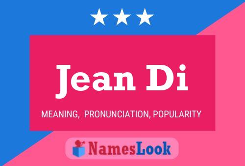 ملصق اسم Jean Di