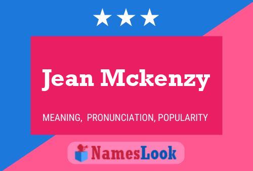 ملصق اسم Jean Mckenzy