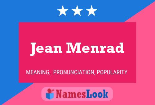 ملصق اسم Jean Menrad