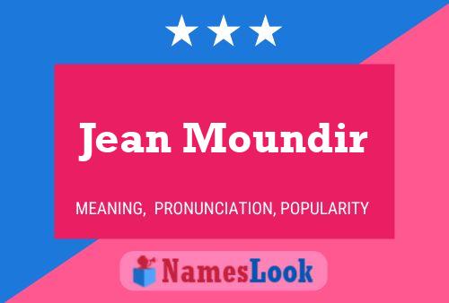 ملصق اسم Jean Moundir