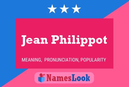 ملصق اسم Jean Philippot