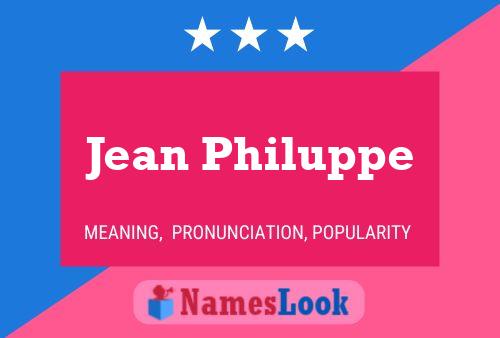 ملصق اسم Jean Philuppe