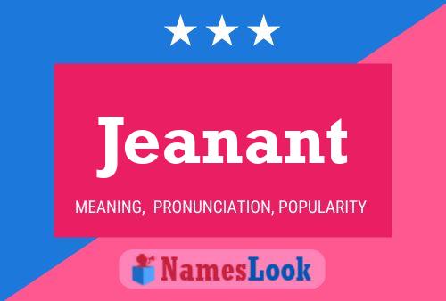 ملصق اسم Jeanant