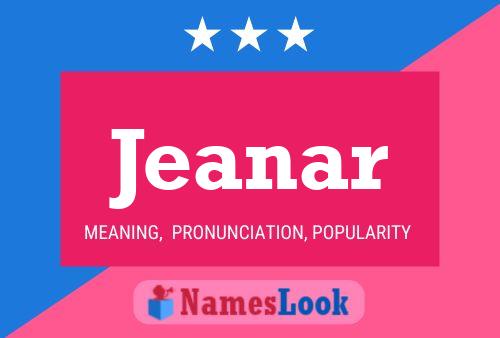 ملصق اسم Jeanar