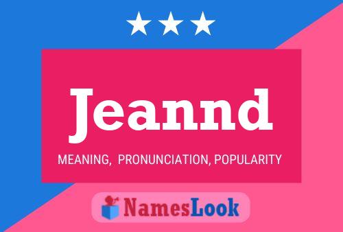 ملصق اسم Jeannd