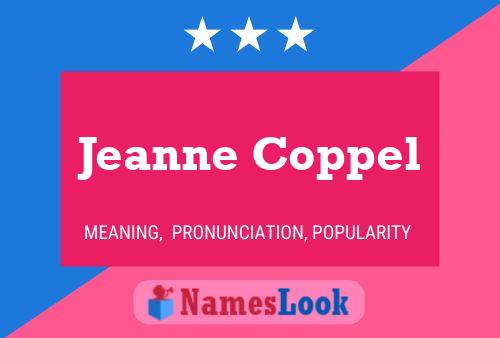 ملصق اسم Jeanne Coppel