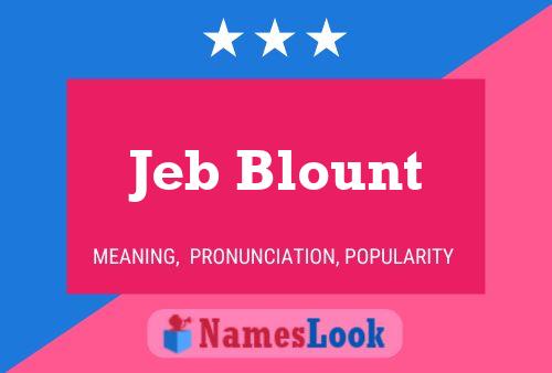 ملصق اسم Jeb Blount