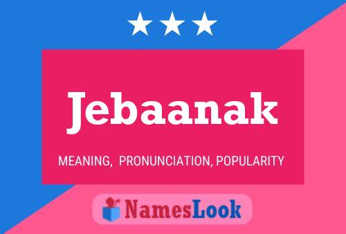 ملصق اسم Jebaanak