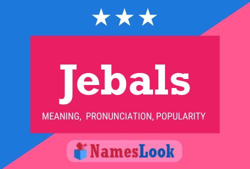 ملصق اسم Jebals