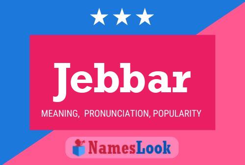 ملصق اسم Jebbar