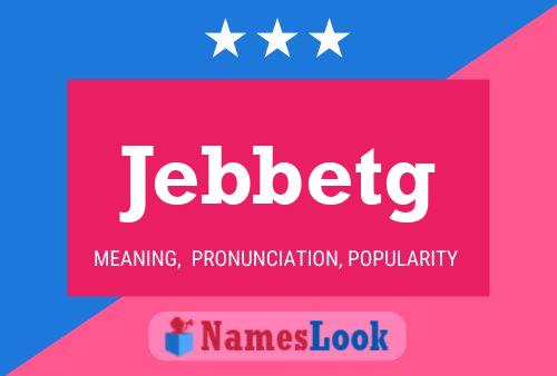 ملصق اسم Jebbetg