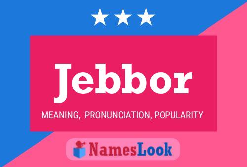 ملصق اسم Jebbor