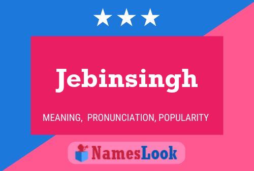 ملصق اسم Jebinsingh