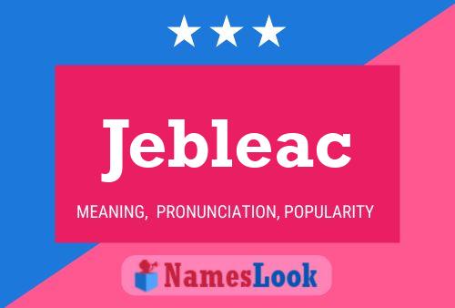 ملصق اسم Jebleac