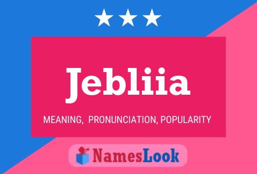 ملصق اسم Jebliia