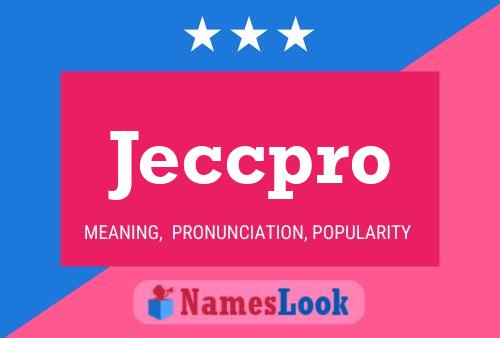 ملصق اسم Jeccpro