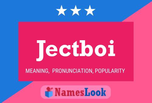 ملصق اسم Jectboi