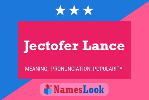 ملصق اسم Jectofer Lance