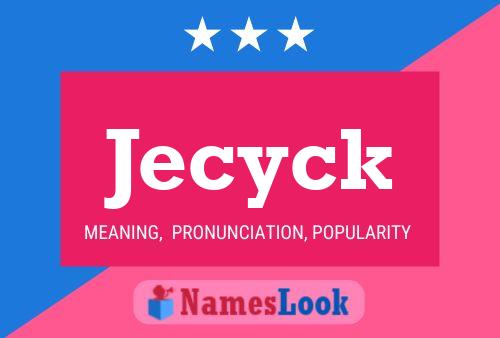 ملصق اسم Jecyck